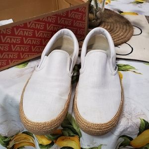 VANS Espadrille Loafers Size 8.5 women
